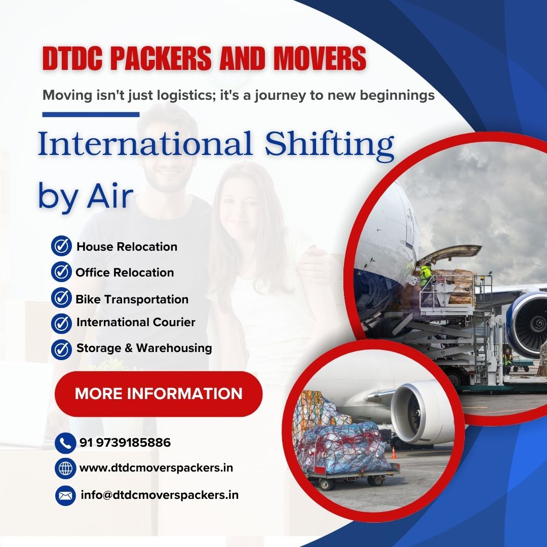 DTDC international shifting by air